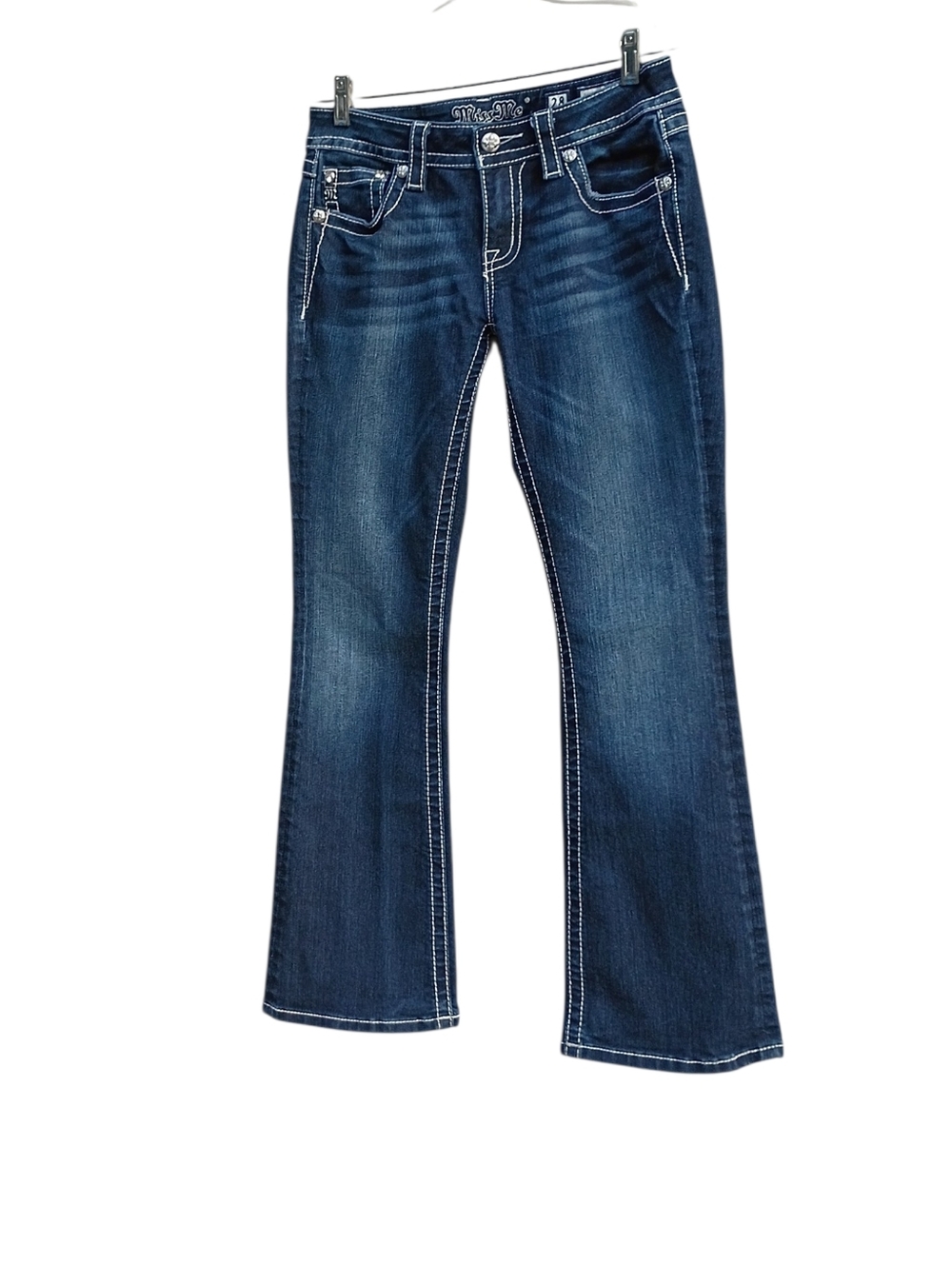 Miss Me Embellished Flare Jeans sz 28 - Picture 2 of 10